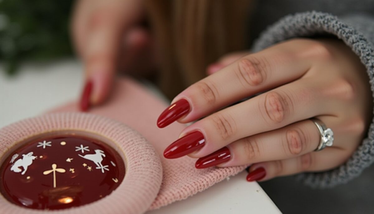 Inspirations d'ongles de Noël simples à réaliser chez soi Inspirations d'ongles de Noël simples à réaliser chez soi